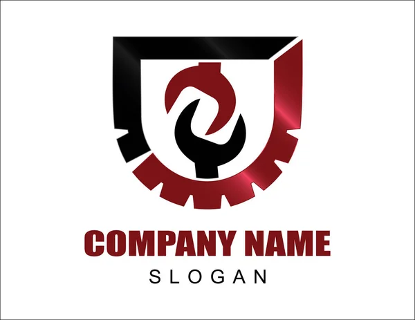 Ferramentas logotipo da empresa — Vetor de Stock