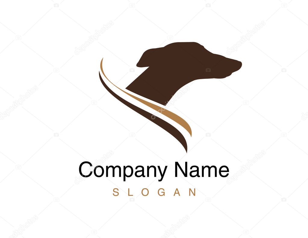 Logo of a greyhound dog