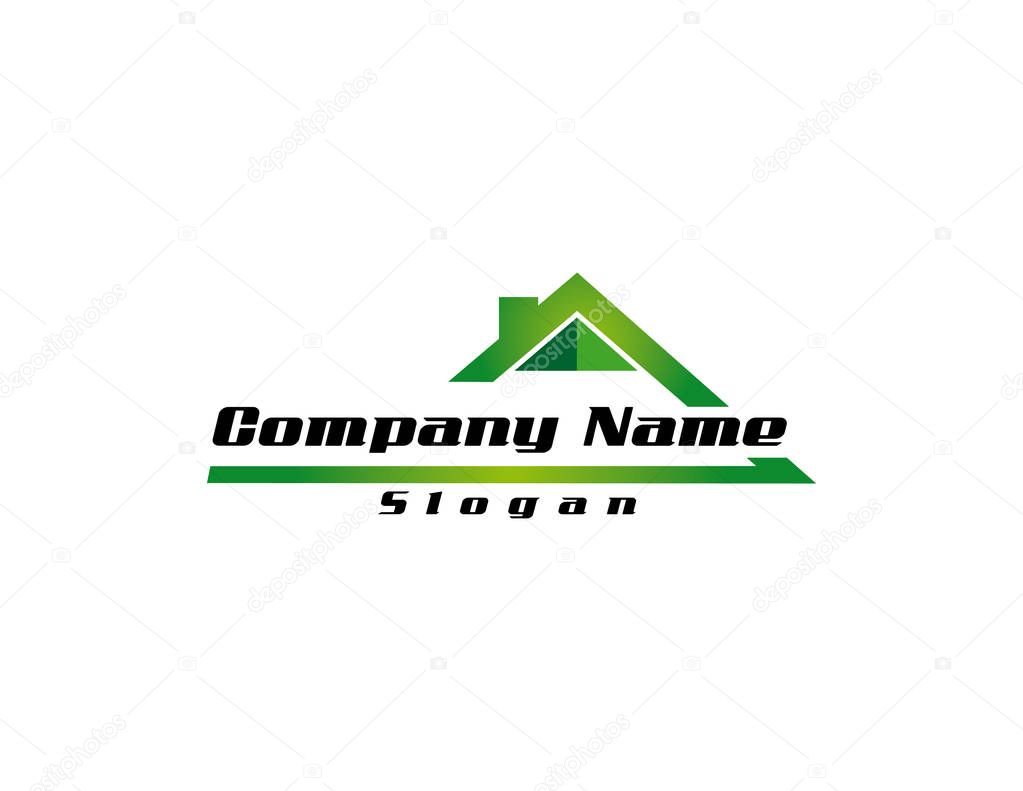Logo for a real estate business