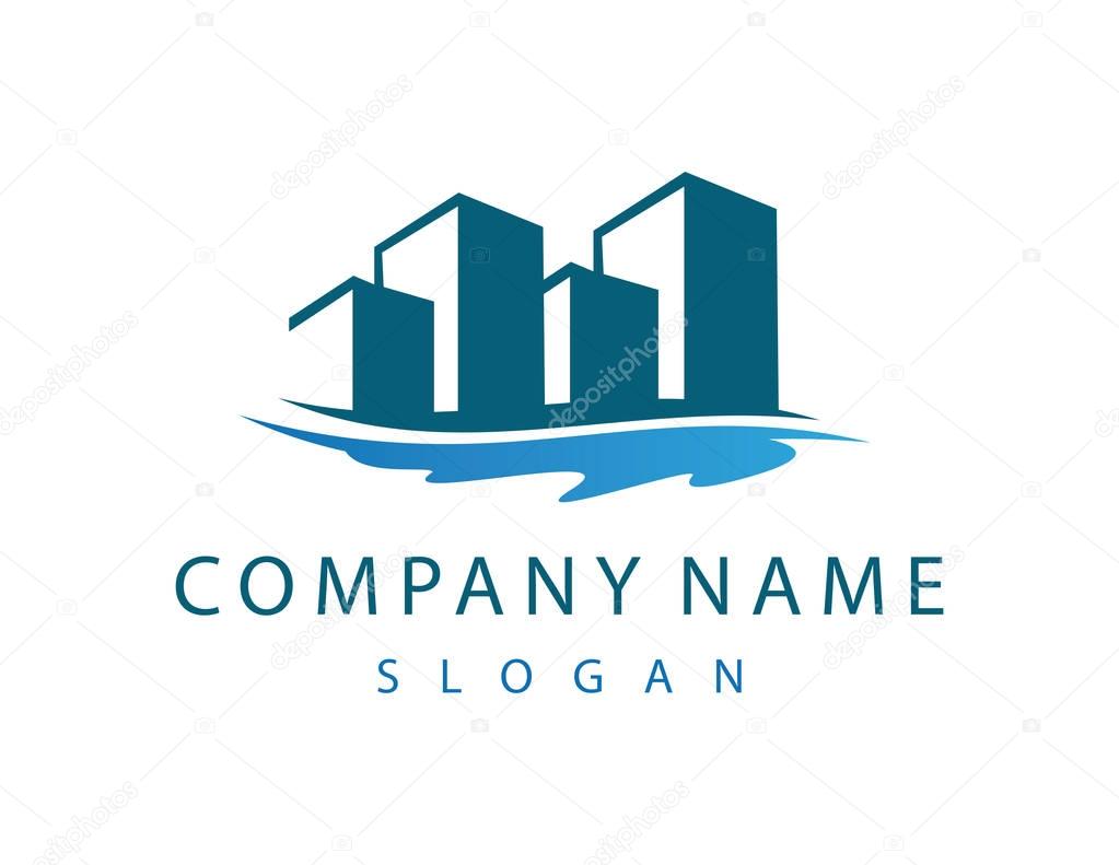 Logo for a real estate industry