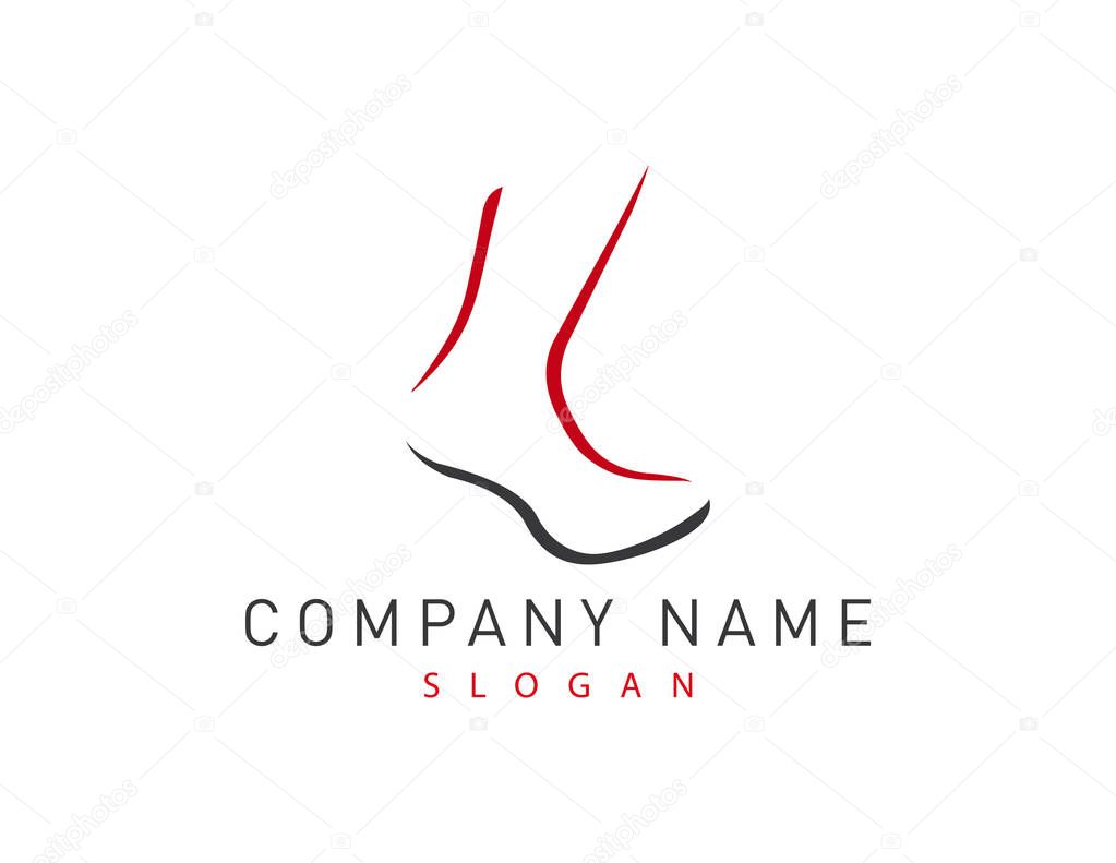 Logo of a abstract sock