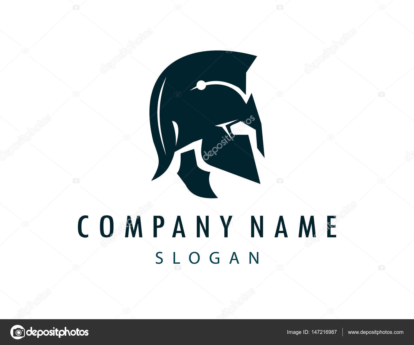 Gladiator Design Head Stock Vector Image By C Javierparradesign 147216987