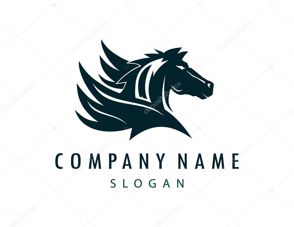 Logo of a fantasy pegasus