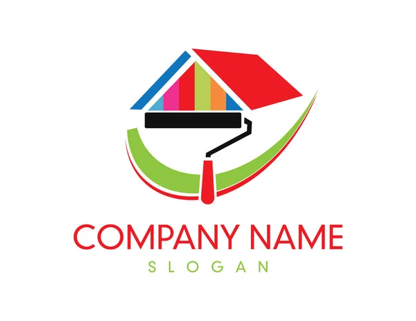 Логотип компании на белом фоне — стоковый вектор