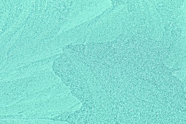 Doku. Kalın bir alan derinliği. Yumuşak odaklanma. Mavi metalde don var..