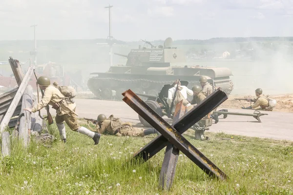 Minsk Wit Rusland Mei 2019 Beschrijving Van Gebeurtenissen Van Tweede — Stockfoto