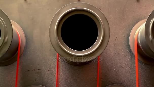 Circular Machine In Industry — Stock Video