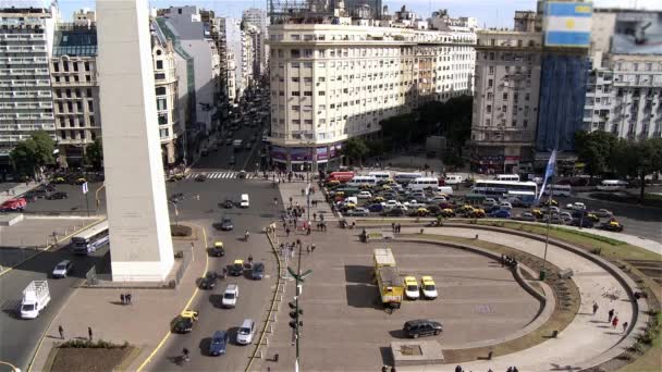 Buenos aires centro da cidade — Vídeo de Stock