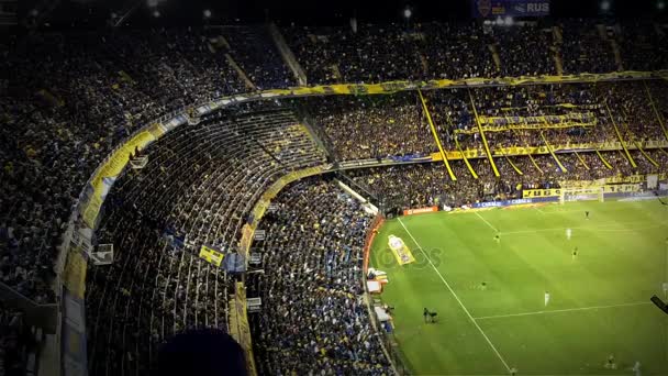 Stadion van La Bombonera, in Buenos Aires — Stockvideo
