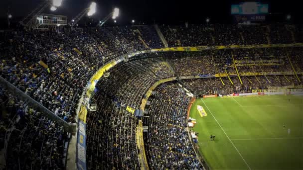 Boca Juniors in der Bombonera — Stockvideo