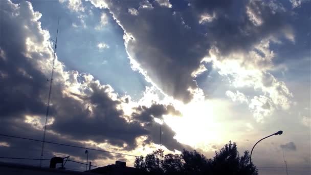 Timelapse de céu nublado — Vídeo de Stock