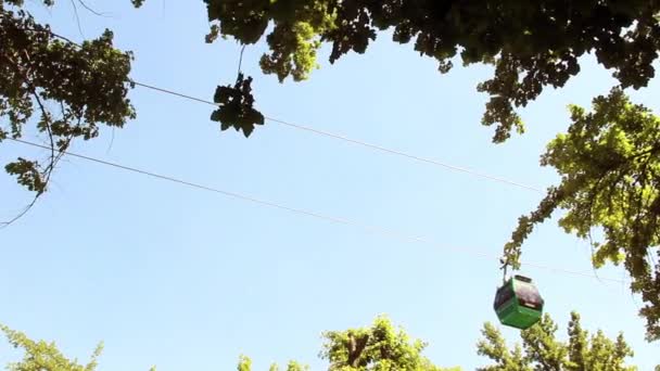 Téléphériques à Cerro San Cristobal, Santiago De Chile — Video