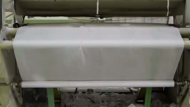 Máquina de secagem de papel — Vídeo de Stock