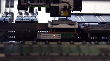 Robotik montaj bilgisayar mikroçip, yakın çekim