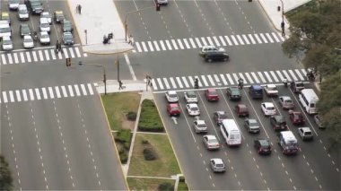 9 de Julio, Buenos Aires ve dünya Widest Avenue. Atış kapatın