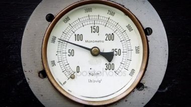 Basınç göstergesi. Atış zoom