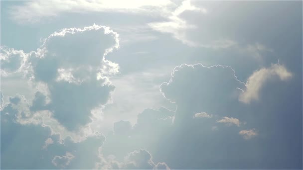 Regenwolken Bij Zonsondergang — Stockvideo