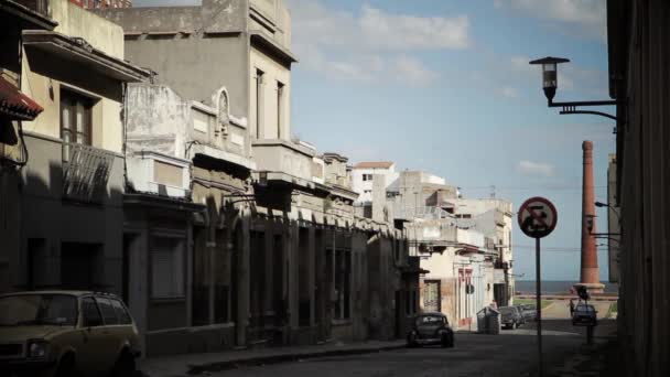 Montevideo Uruguay Nın Eski Mahalle Montevideo Uruguay Haziran 2014 Filme — Stok video