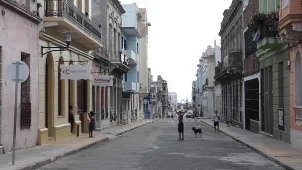 Alte Gegend Von Montevideo Gefilmt Montevideo Uruguay Juni 2014 — Stockvideo
