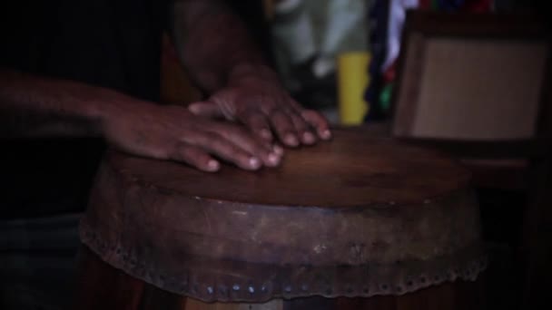 Drummen Van Candombe Montevideo — Stockvideo