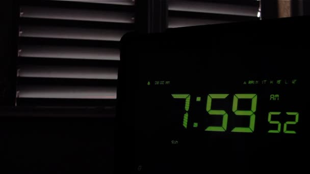 Snooze Allarme Alle — Video Stock