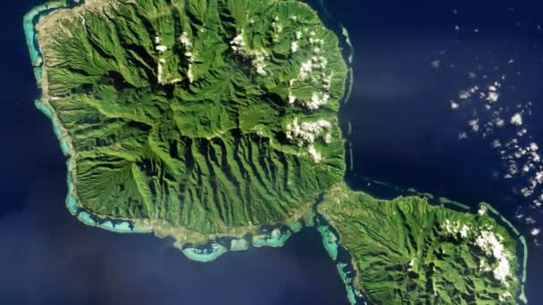 Point Venus Islands Tahiti Space Elementi Questa Immagine Forniti Dalla — Video Stock