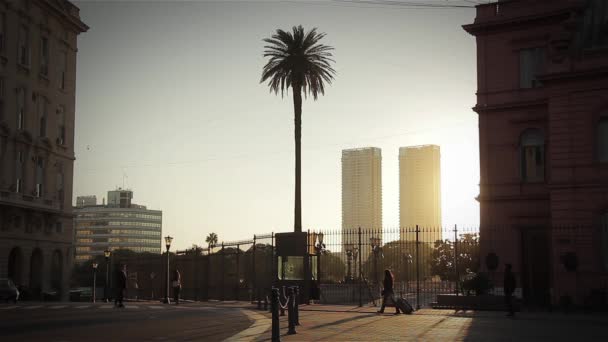 Pôr Sol Buenos Aires Argentina — Vídeo de Stock