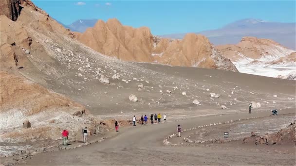 Valle Della Luna Vicino San Pedro Atacama Deserto Atacama Cile — Video Stock