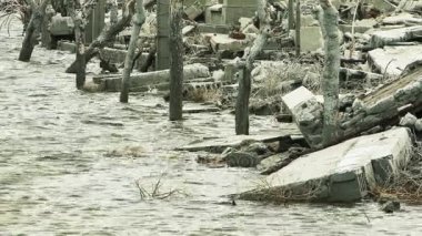 Hayalet kasaba Epecuen, Arjantin için sel.