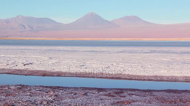 智利的利坎卡武尔火山 — 图库视频影像