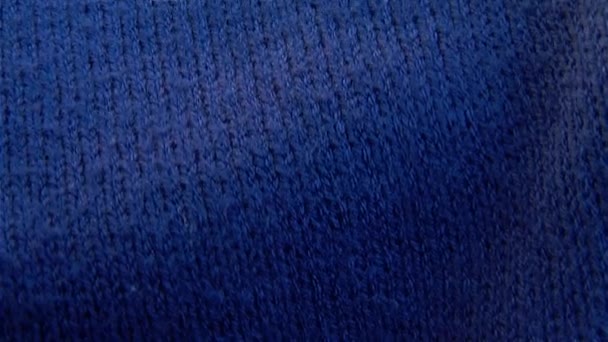 Blauer Pullover Detail — Stockvideo