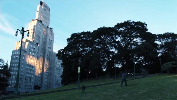 건물입니다 부에노스 아이레스 아르헨티나 — 비디오