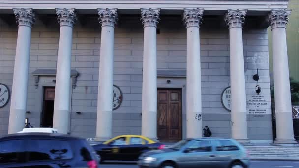 Buenos Aires Metropolitní Katedrála — Stock video