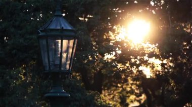 gün batımında eski fener