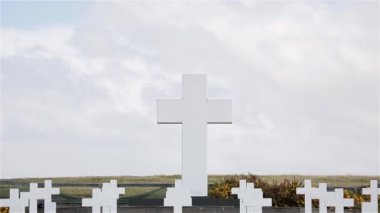 Arjantin Mezarlığı (Cementerio de Darwin, Malvinas), Darwin, Doğu Falkland, Falkland Adaları, Güney Atlantik .