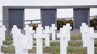 Arjantin Mezarlığı (Cementerio de Darwin, Malvinas), Darwin, Doğu Falkland, Falkland Adaları, Güney Atlantik .