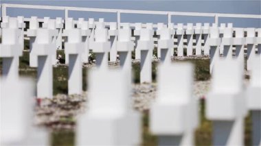 Arjantin Mezarlığı (Cementerio de Darwin, Malvinas), Darwin, Doğu Falkland, Falkland Adaları, Güney Atlantik .