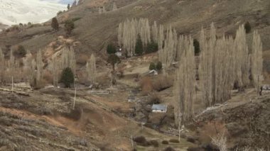 And Dağları Köyü, Patagonya, Arjantin, Güney Amerika. 