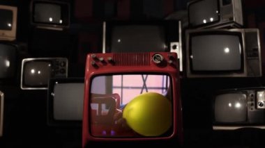 Ekranda Sarı Balon Şişiren Adam ile Klasik TV Patladı - Kapat