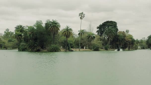 Parque Tres Febrero 俗称Bosques Palermo 巴勒莫森林 阿根廷布宜诺斯艾利斯的一个城市公园 — 图库视频影像