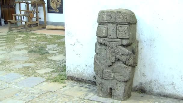 Paz Bolivia 2019 Pre Columbian Ruins Museum Paz Bolivia — 비디오