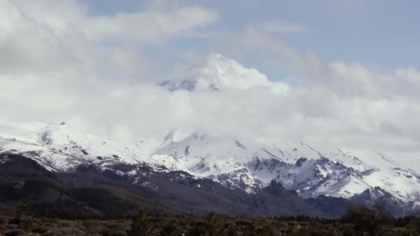 Lanin Vulkan Patagonien Argentina — Stockvideo