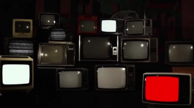 1980 'lerin Eski Televizyonlarında Tayvan Bayrağı. Yakınlaştır.