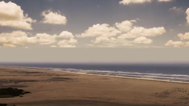 Costa Del Océano Atlántico Sudamérica — Vídeos de Stock