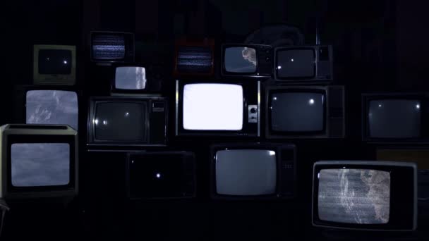 France Marseille Coast Seen Space Many 80S Tvs Elementos Deste — Vídeo de Stock