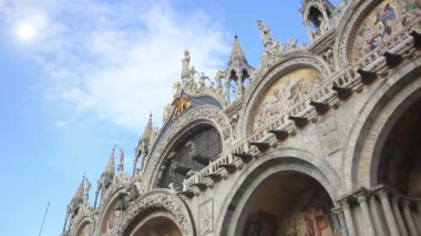 Venedik, İtalya 'daki St. Marks Katedrali. Yakınlaştır. 