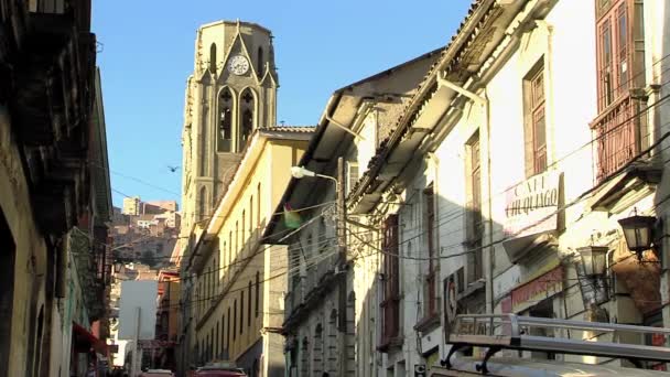 Paz Bolivia 2019 Street San Calixto School Bolivia Paz — 비디오