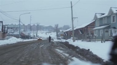 Ushuaia 'ya, Tierra del Fuego, Arjantin' e varan.... 