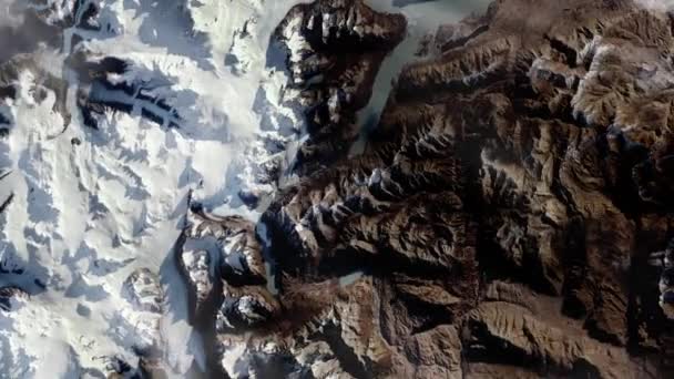 Southern Patagonian Ice Field from Space. Éléments de cette Vidéo fournie par la NASA . 