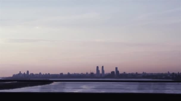 City Rosario Santa Province Argentina Seen Car Rosario Victoria Bridge — Stock Video